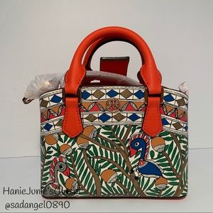 TORY BURCH ROBINSON PRINTED TOP-HANDLE MINI BAG